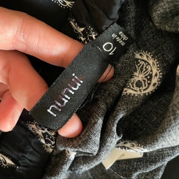 Nunui Paisley Print Boho Pants Size 10 - Picture 2 of 3